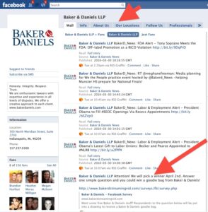 Fear of Facebook Part III : Fan Pages for Law Firms?